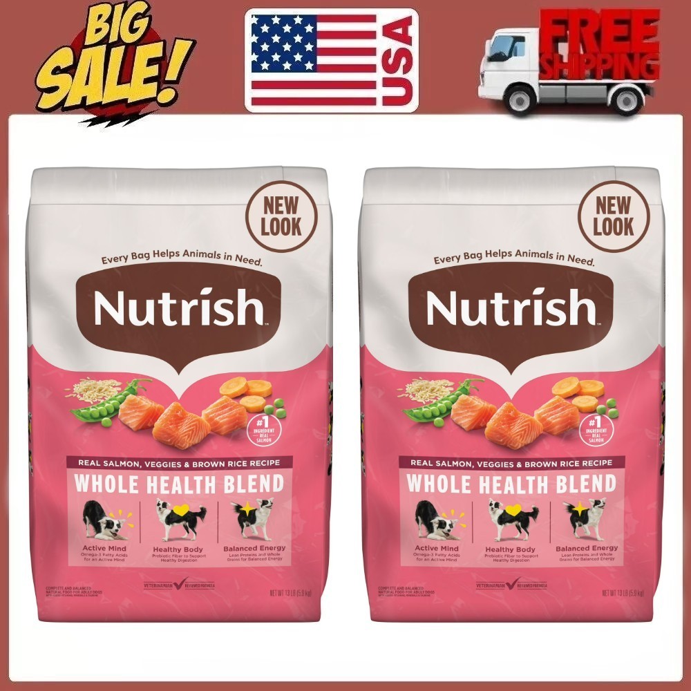 2 Pack Veggies & Brown Rice Recipe Whole Health Blend Dry Do