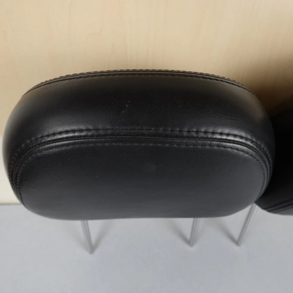 Juego de reposacabezas delantero Lincoln Town Car 2003-2010 cuero negro OEM Foto 4 de 4