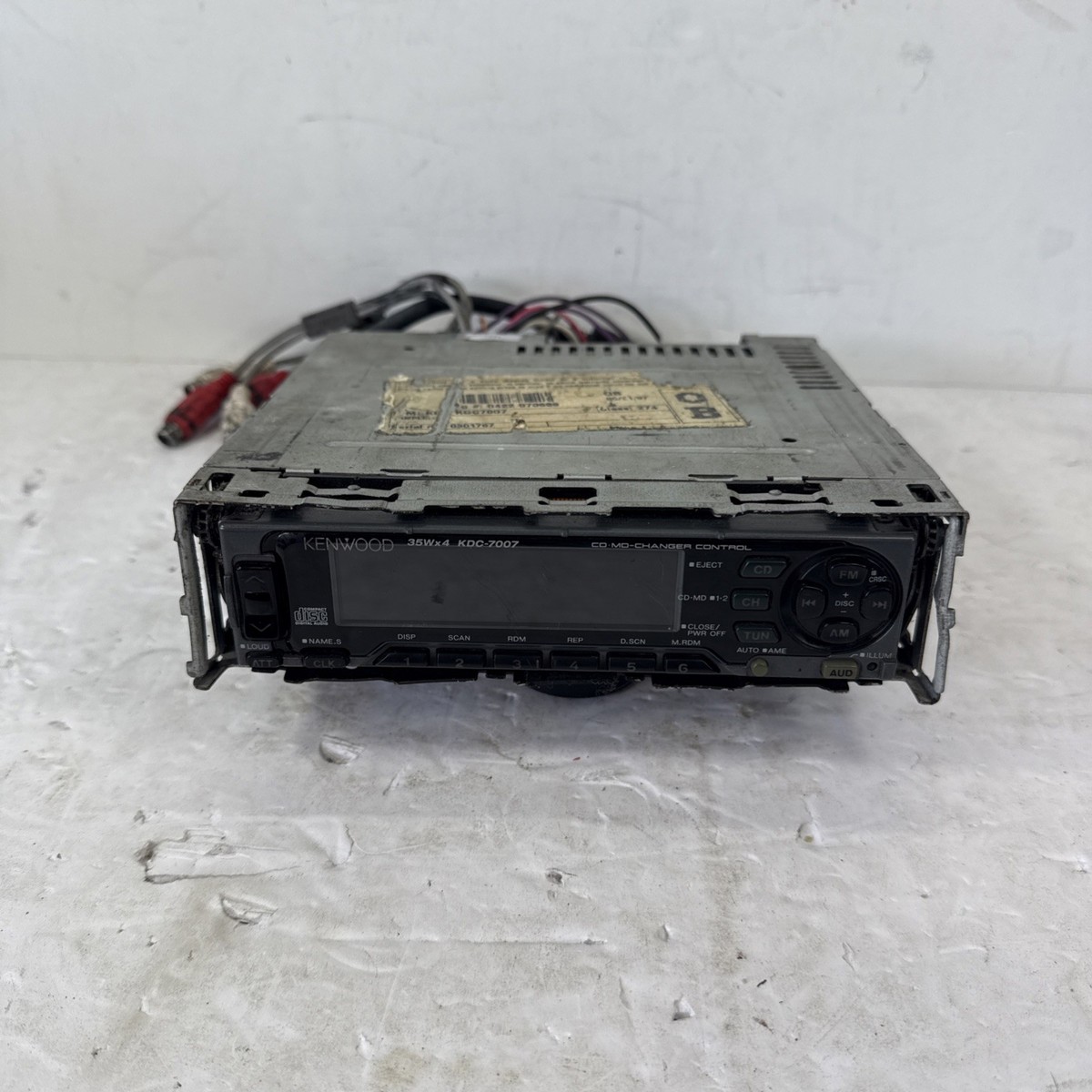 RARE Vintage Kenwood KDC-7007 MASK CD Car Stereo ⚠️ FLAWS