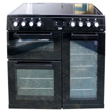 Beko KDVC90K 90cm Electric double oven range cooker  Black #2613