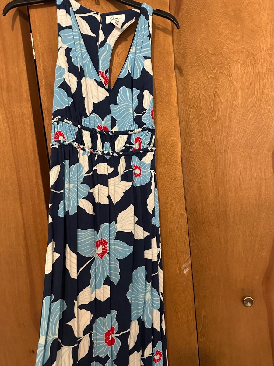 red white and blue summer dress Red, White, and Blue Tiered Dress – Tribe West Boutique main image 1