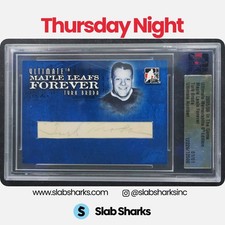 2005 ITG ULTIMATE MEMORABILIA TURK BRODA MAPLE LEAFS FOREVER CUT AUTO 1/1