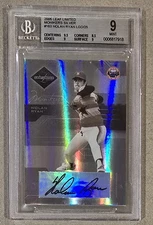 2005 Leaf Limited NOLAN RYAN /25 Monikers SILVER #163 BGS 9 10 Auto Autograph 