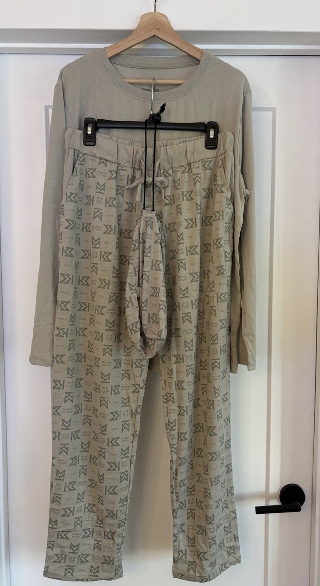Men's Maison Kitsune Paris for EVA AIR Pajama Set Size L | eBay