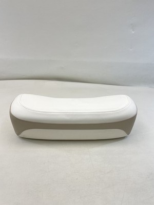 CHAPARRAL WHITE/TAN 22'' L X 14 1/2'' D BOLSTER FLIP UP CUSHION MARINE BOAT