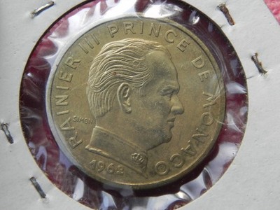 Monaco 1962 50 Centimes combine shipping  w111