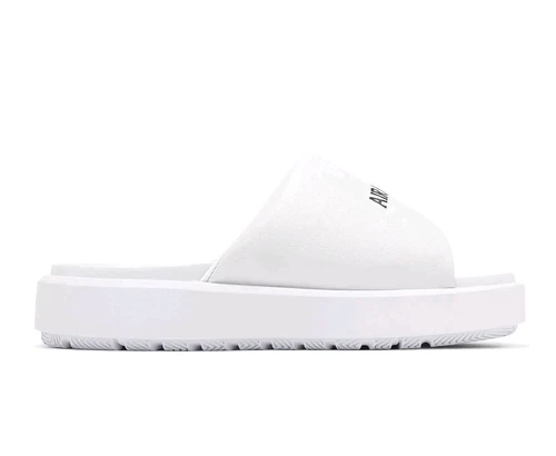 Nike Wmns Jordan Sophia bianco nero sandalo donna slip on casual UK8 5 FZ7012 100