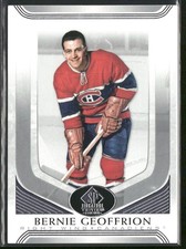 2020-21 SP Signature Edition Legends Bernie Geoffrion #35 Montreal Canadiens