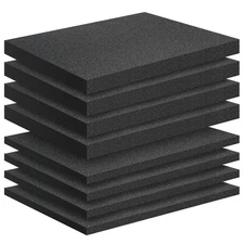 8 Pack Polyethylene Foam Pads for Packing Foam Sheets 2 Size Cuttable High De...