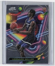 2023-24 Topps Chrome Cosmic #180 Leonard Miller RC
