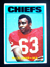Willie Lanier #35 Topps 1972 Football Card (Kansas City Chiefs) 