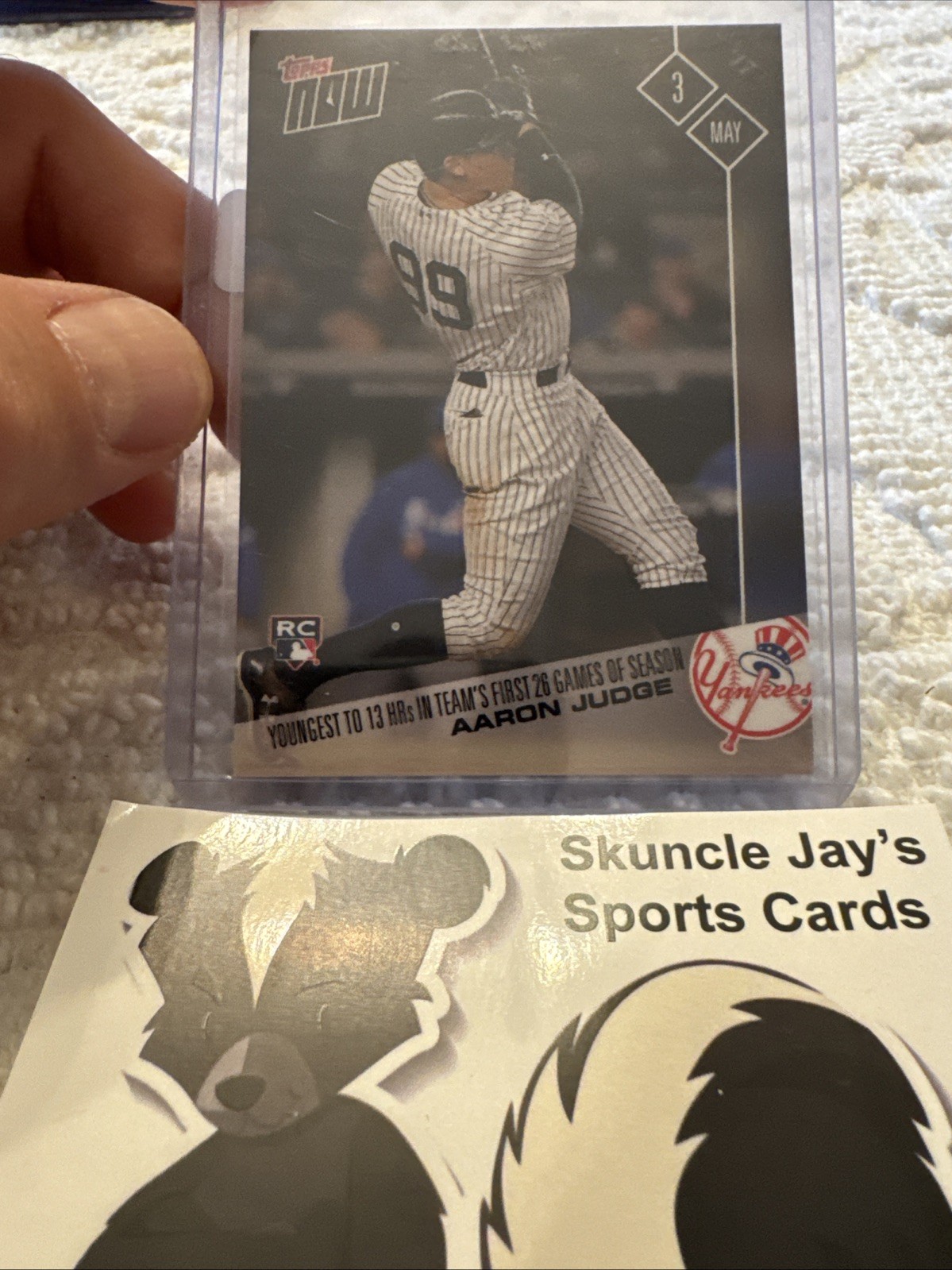 2017 Topps Now - Aaron Judge #110 /1114 (RC)