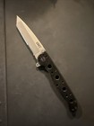 CRKT M16-10S Tanto Point Combination Blade Liner Lock Folding Pocket Knife Used