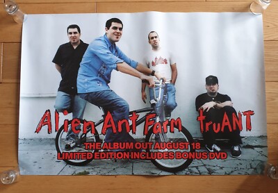 Alien Ant Farm Truant Orignal Record Store Promotional Poster Ultra Rare  