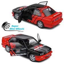 Solido 1:18 BMW E30 M3 Drift Team ADVAN – Black/Red - Diescast - S1801521