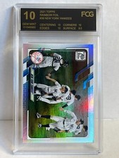 2021 TOPPS RAINBOW FOIL YANKEES  AARON JUDGE GRADED FCG 10