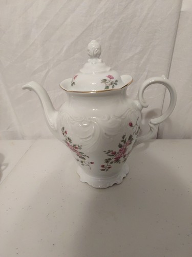 Wawel China Floral Rose Made In Poland Tea Set - Picture 11 of 13