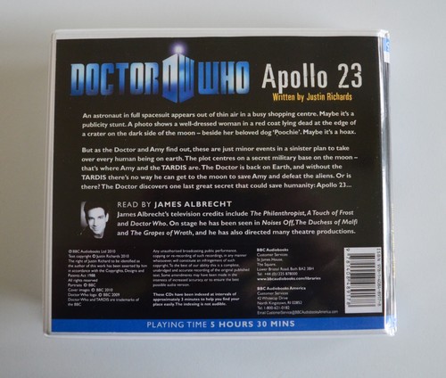 Doctor Who: Apollo 23 - Justin Richards - Audiobook - 6CD Chivers - Picture 2 of 3