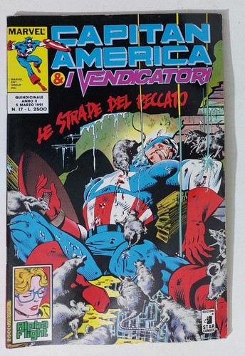 61114 CAPITAN AMERICA & I Vendicatori  a. II n.  17 - 1991 Star Comics - Imagen 1 de 3