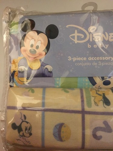 New DISNEY Baby 3 Piece Mickey Mouse Accessory Set - Picture 2 of 5