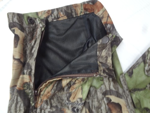 GAMEHIDE WINDPROOF HUSH HIDE MOSSY OAK CAMO HUNTING PANTS XL J826 - Picture 2 of 7