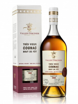 (EUR 184,29 / L) 1995 Cognac Vallein Tercinier - Brut de Fut - 28 Jahre alt