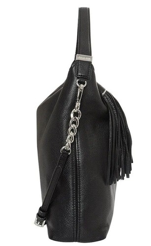 🌞MICHAEL KORS WESTON BLACK LEATHER LARGE TOP ZIP SHOULDER BAG +/OR WALLET🌺NWT! - Picture 27 of 36