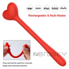 Slim Vibrater Massager Wand Personal Hand Held Powerful Waterproof for-Women