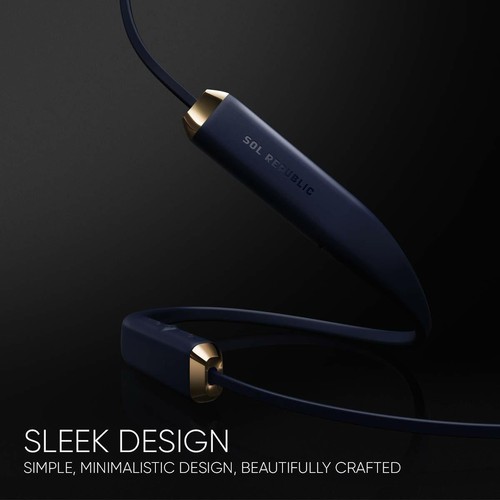 SOL REPUBLIC Shadow Wireless Bluetooth Neckband Headphone Earphone Mic 8 Hr Batt - Picture 30 of 33