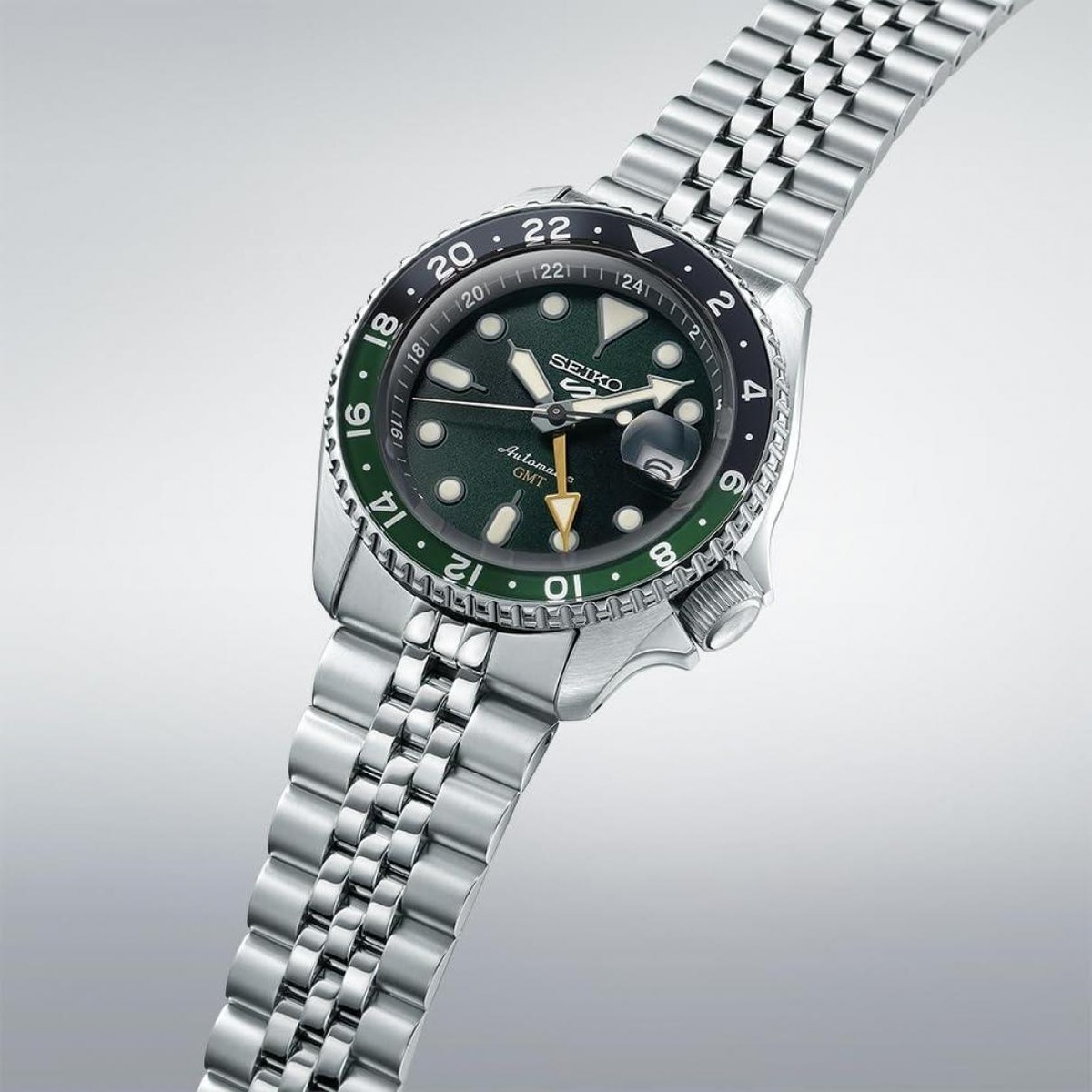 Seiko 5 Sports SBSC019 Green Dial SKX Sports Style GMT Automatic