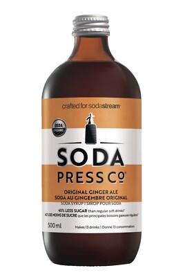 SodaStream Flavour Soda Press Vegan, 500mL You Choose Flavor