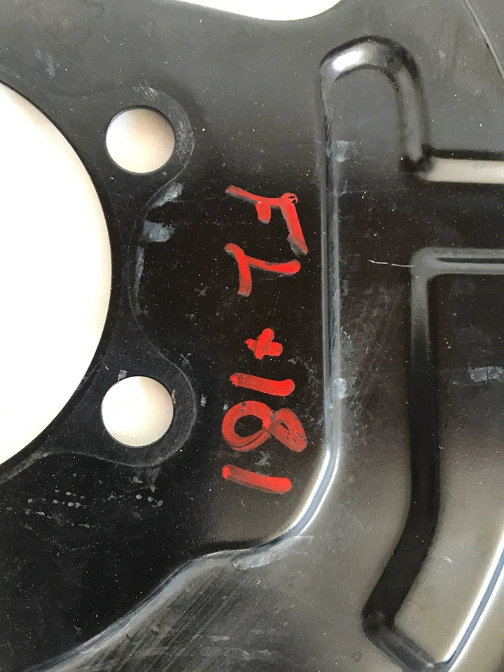 Nissan Sentra 2018 placa de respaldo de freno delantero protector contra el polvo conductor izquierdo 1,8 L OEM Foto 2 de 4