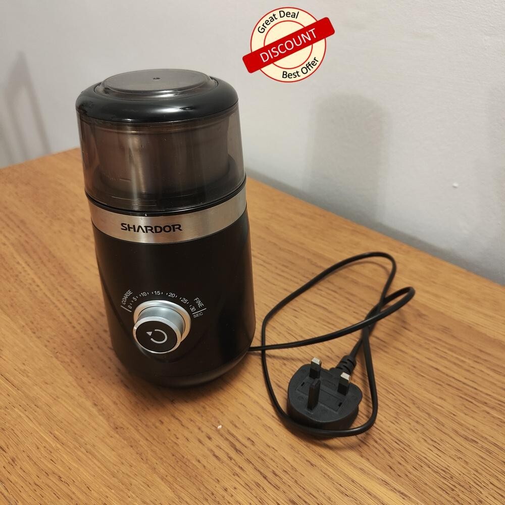 SHARDOR Coffee Grinder Electric with Adjustable Setting, 25000rpm, RRP£