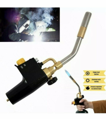 Profi Gas Sanitär Lötlampe Löten Mapp Propan Piezo Zündwerkzeug