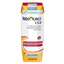 Isosource 1.5 Cal Complete Unflavored Liquid Food Case of 24 BRAND  8 PACK