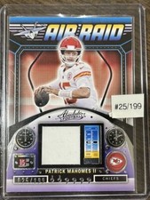 2021 Panini Absolute - Air Raid Materials #AR1 Patrick Mahomes 25/199 (MEM)