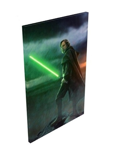 Classic Sports Prints - Star Wars Luke Skywalker - Ready2Hang Canvas - Picture 4 of 5