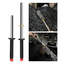 Magnetic Swarf Collector Cleanup Tools Pick up Rod with Release Handle for