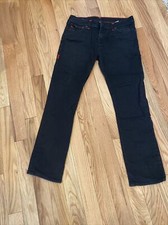 True Religion Men USA Made Jeans Size 36 Black