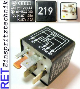 Реле 219 audi