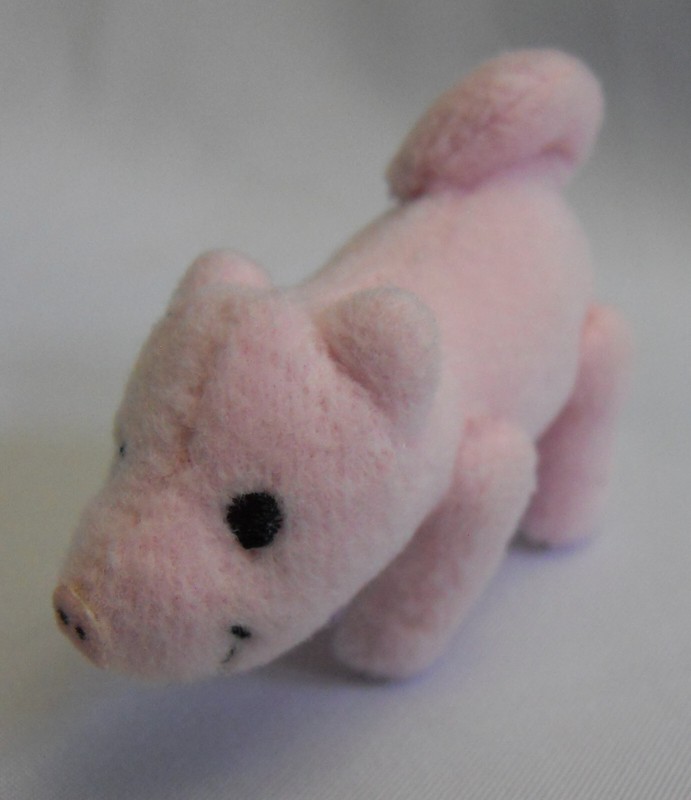 Mattel Barbie Doll Pet WILBUR CHARLOTTE WEB Pig PIGLET Plush Stuffed Animal Mini