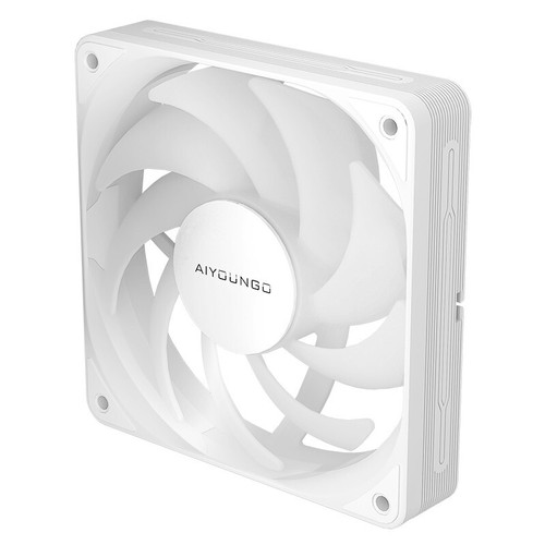 Aigo YOGO D3 120cm ARGB PWM White Fan 5V 3Pin 3-Pack - 第 9/12 張圖片