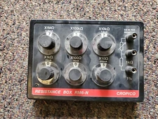 CROPICO RM6-N  6 Decade Resistance Box 10Ω to 10MΩ