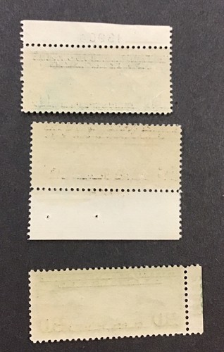 US 1926-1927 VF-XF MNH Sc#C7-C9 Plate # Singles. (A) - Picture 2 of 2