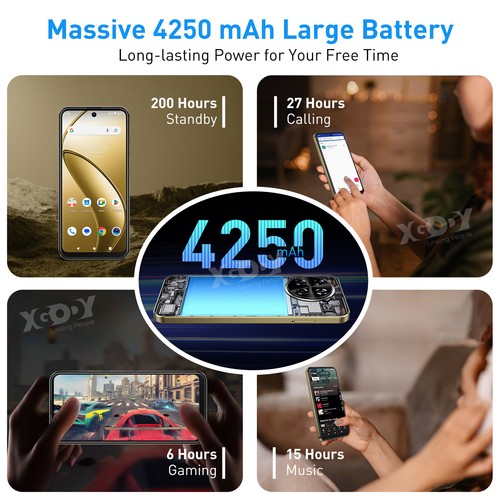 2024 New Android Factory Unlocked Cell Phone Cheap Smartphone 4G Quad Core 2 SIM - Picture 47 of 62