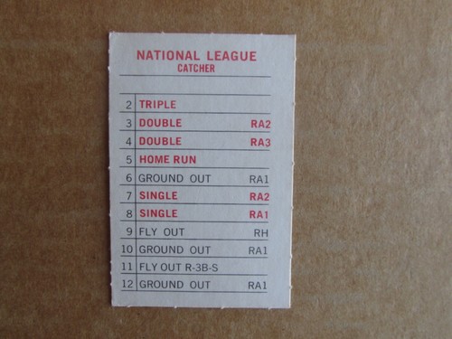 1969 MILTON BRADLEY BASEBALL GAME CARDS M-TEAM COMPLETE YOUR SET U-PICK CHOOSE - Picture 277 of 283