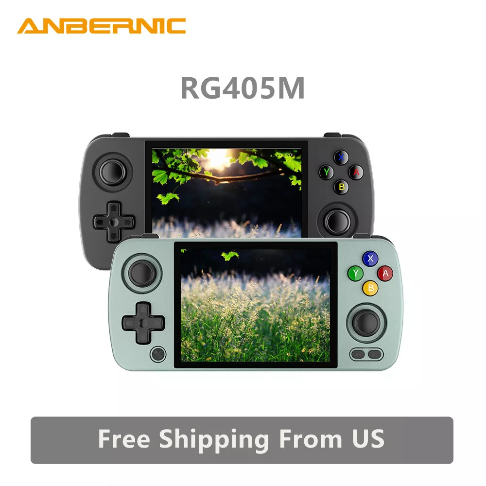 ANBERNIC RG405M 4 Inch Handheld Game Console Metal Case Android 12 128G eMMC