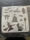 Japanese pastel Nagomi Halloween Stencil,Reusable, For Paint, Stamp, Spray