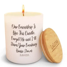 LaLeena Friendship Candle Presents for Friends - Scented Candle - Funny Gifts...