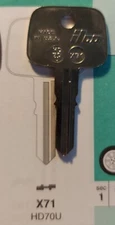 HONDA X71, HD70U, HD 70/71, HD20, HN 2/3 KEY BLANK